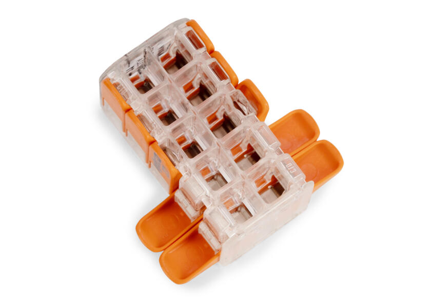 Купить WAGO 221-420 10-way terminal block / 0.2–4 mm² 7ft.ru в интернет магазине Семь Футов
