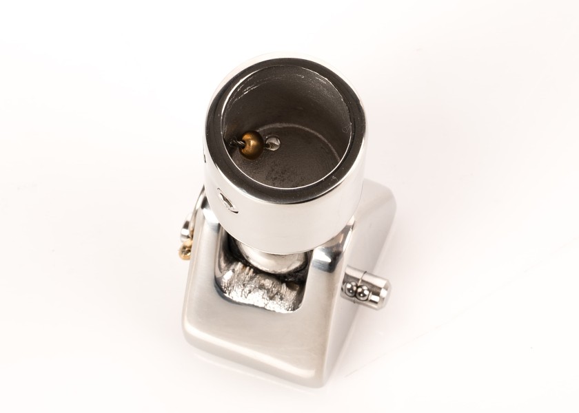 Купить Наконечник для установки на палубе, поворотный/нержавеющая сталь / Для трубки Ø: 22 мм 7ft.ru в интернет магазине Семь Футов