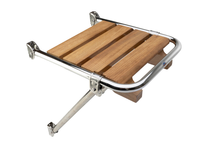 Купить Транцевая платформа, нержавеющая сталь/тик, без лестницы 7ft.ru в интернет магазине Семь Футов