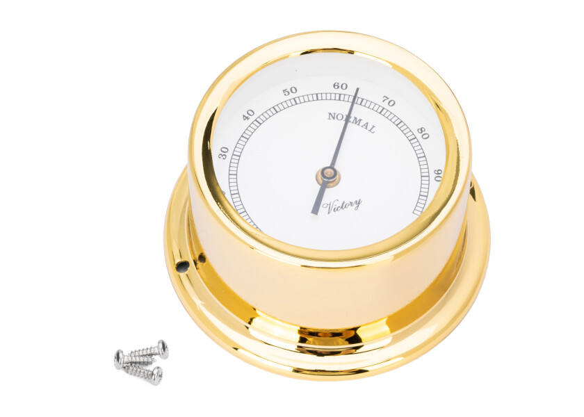 Купить AUTONAUTIC MINOR 72 Hygrometer / white dial / gold-plated 50267-bvs 7ft.ru в интернет магазине Семь Футов