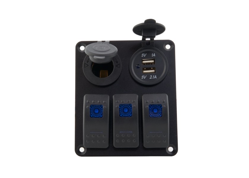 Купить SEATEC Control Panel with Dual USB and Cigarette Lighter Socket 29864-bvs 7ft.ru в интернет магазине Семь Футов