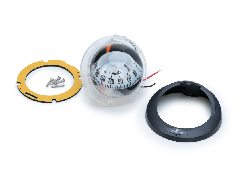 Купить PLASTIMO 63859 OFFSHORE 75 Компас / черный / Z/ABC / встроенный 7ft.ru в интернет магазине Семь Футов