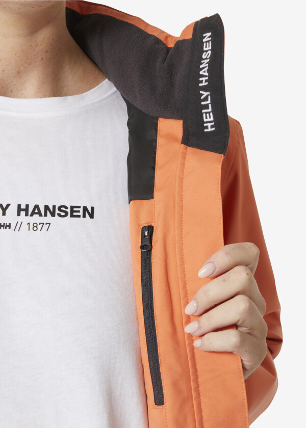 Купить HELLY HANSEN 34448_304-L Женская парусная куртка Crew 2.0 с капюшоном / костер / Размер одежды: L 7ft.ru в интернет магазине Семь Футов