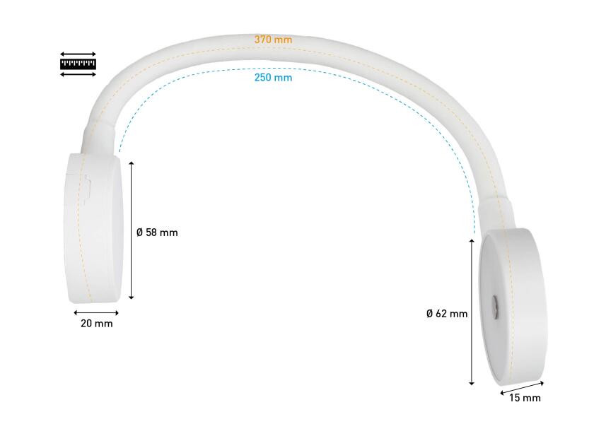Купить SEATEC LED Reading Light with Dimmer & USB / white 30475-bvs 7ft.ru в интернет магазине Семь Футов