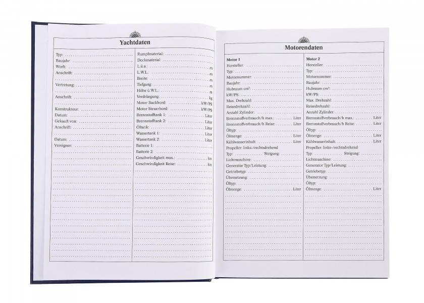 Купить DELIUS-KLASING 978-3-89225-149-1 Бортовой журнал моторной яхты 77056-bvs 7ft.ru в интернет магазине Семь Футов