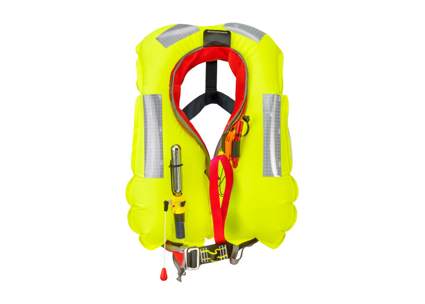 Купить Автоматический надувной спасательный жилет Plastimo Pilot165 66795 165N 40кг из нейлона красный 7ft.ru в интернет магазине Семь Футов