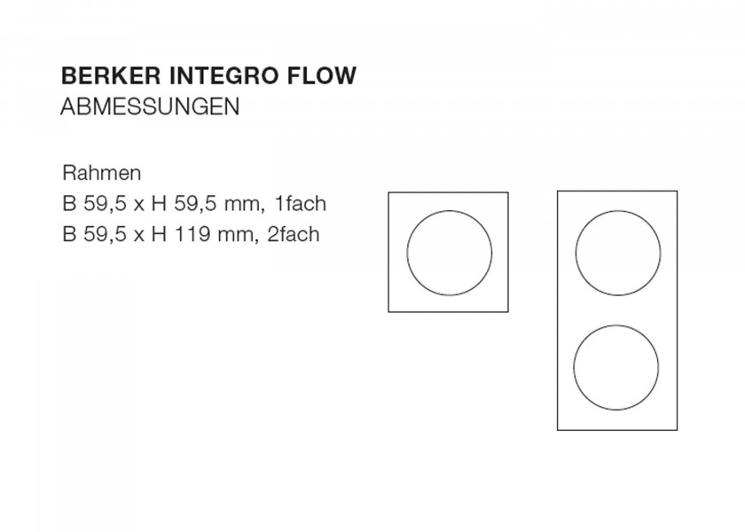 Купить BERKER 918272501 IINTEGRO FLOW Рамки / одинарные / матовый коричневый 48441-bvs 7ft.ru в интернет магазине Семь Футов