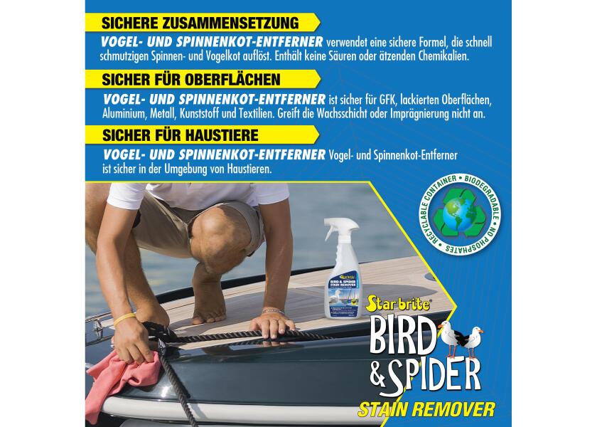 Купить STAR BRITE Bird and Spider Stain Remover 61202-bvs 7ft.ru в интернет магазине Семь Футов
