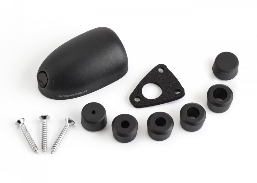 Купить Scanstrut DS-H6-BLK Компактный водонепроницаемый кабельный ввод для горизонтального монтажа Black 7ft.ru в интернет магазине Семь Футов