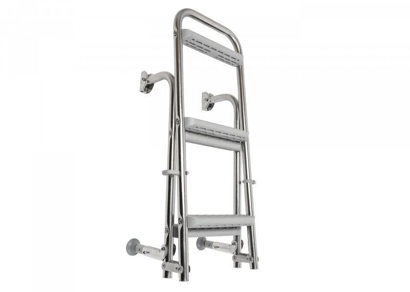 Купить Stainless Steel Boarding Ladder Comfort 90, Foldable 16509-bvs 7ft.ru в интернет магазине Семь Футов