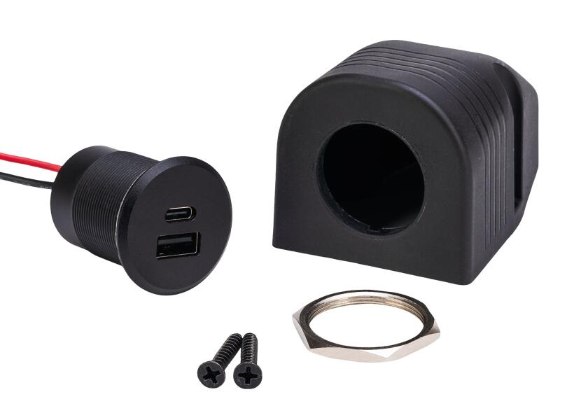 Купить SEATEC Двойная розетка USB / USB-C/A, вкл. корпус для поверхностного монтажа 7ft.ru в интернет магазине Семь Футов
