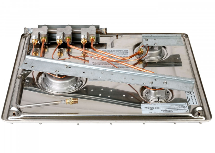 Купить Плита газовая трехконфорочная встраиваемая ENO MASTER-3 433040010785 468x388x77мм 1,0-1,75-2,5кВт со стеклянной крышкой и газ-контролем с электроподжигом 7ft.ru в интернет магазине Семь Футов