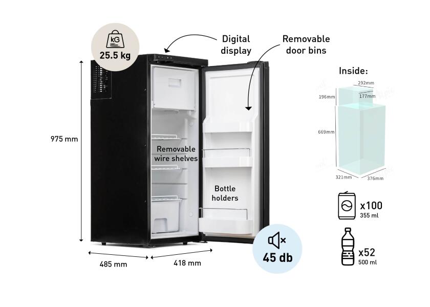 Купить SEATEC JK90X Refrigerator / black 41584-bvs 7ft.ru в интернет магазине Семь Футов