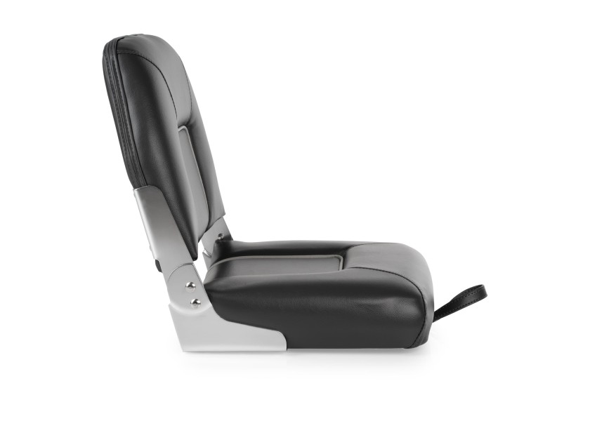 Купить Складное судовое кресло Vetus V-quipment First Mate CHFSD 480 x 450 x 400 мм серое со светло-серыми швами поставляется без стойки 7ft.ru в интернет магазине Семь Футов