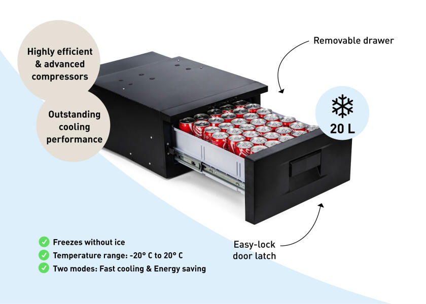 Купить SEATEC JK30 Refrigerator Drawer / separate compressor / black 41585-bvs 7ft.ru в интернет магазине Семь Футов
