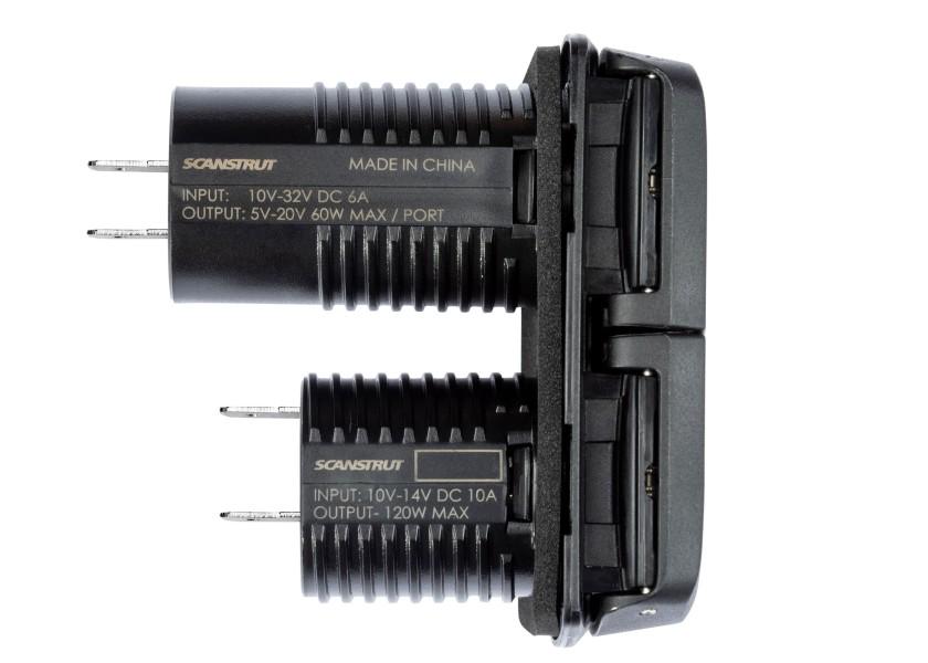 Купить Панельная розетка Scanstrut Flip Pro Multi SC-MULTI-F1 10–30В 6А USB-C/12В посадочный ⌀32мм водонепроницаемая устойчивая к УФ-излучению 7ft.ru в интернет магазине Семь Футов