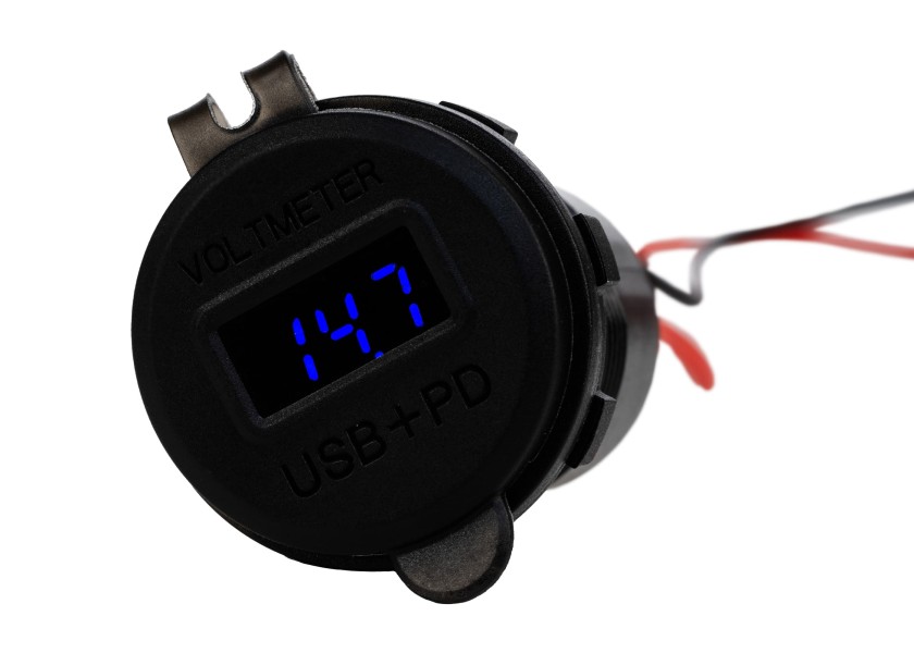 Купить SEATEC USB-A / USB-C Socket 12/24V with integr. Voltmeter 29868-bvs 7ft.ru в интернет магазине Семь Футов