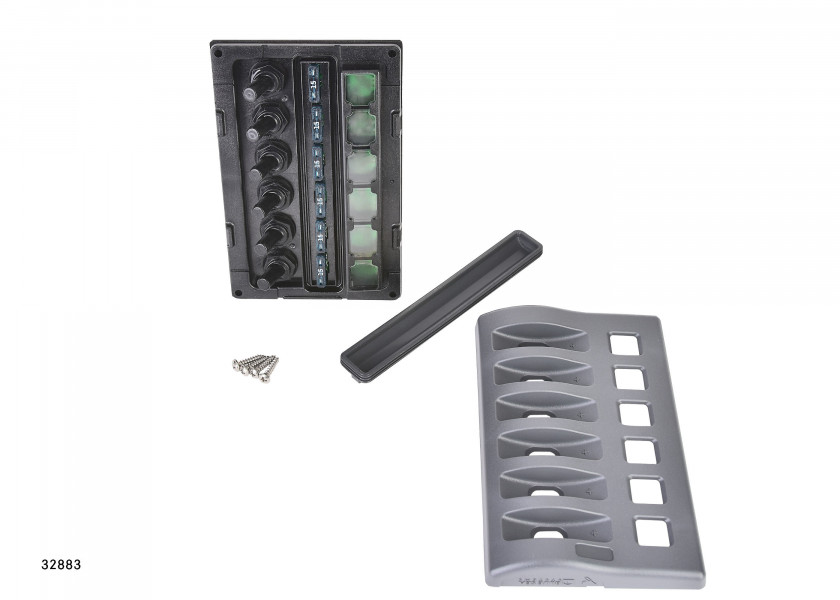 Купить BLUE SEA Weatherproof Fuse Panels with ATO fuse / 6-section 32883-bvs 7ft.ru в интернет магазине Семь Футов