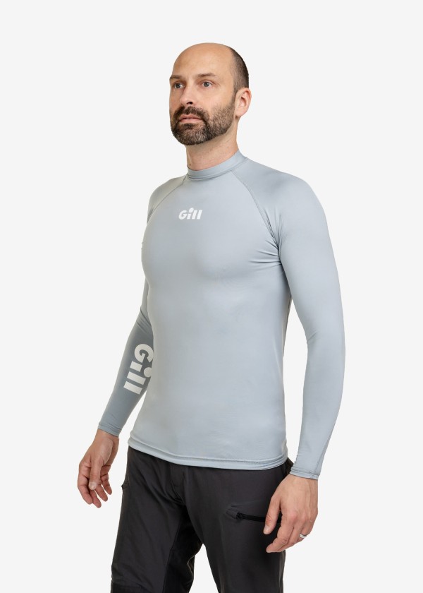 Купить Gill 5109-GRE15-L Zenzero UV Long Sleeve T-Shirt Серый  Light Grey L 7ft.ru в интернет магазине Семь Футов