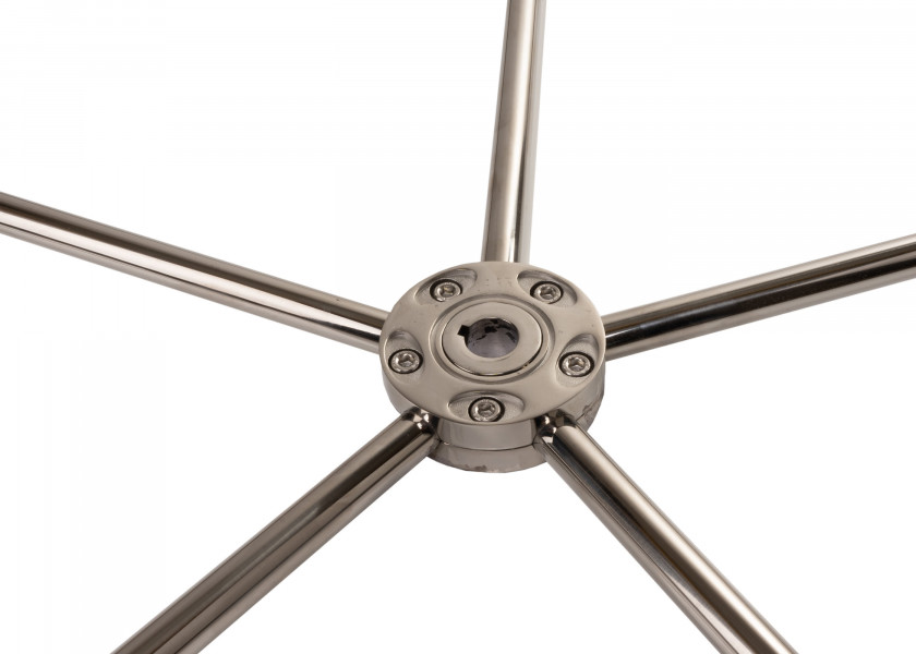 Купить BAVARIA 300609_BE Рулевое колесо из нержавеющей стали, обтянутое кожей 23263-bvs 7ft.ru в интернет магазине Семь Футов