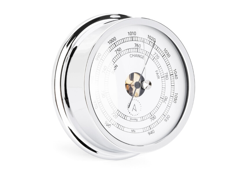Купить Барометр Autonautic instrumental Pacific B120C 120x35мм из хромированной латуни 7ft.ru в интернет магазине Семь Футов