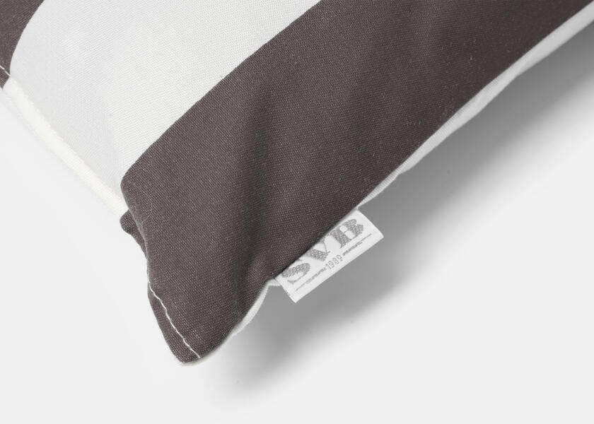 Купить Kapok Decorative Cushion / anthracite / wide stripes 57398-bvs 7ft.ru в интернет магазине Семь Футов