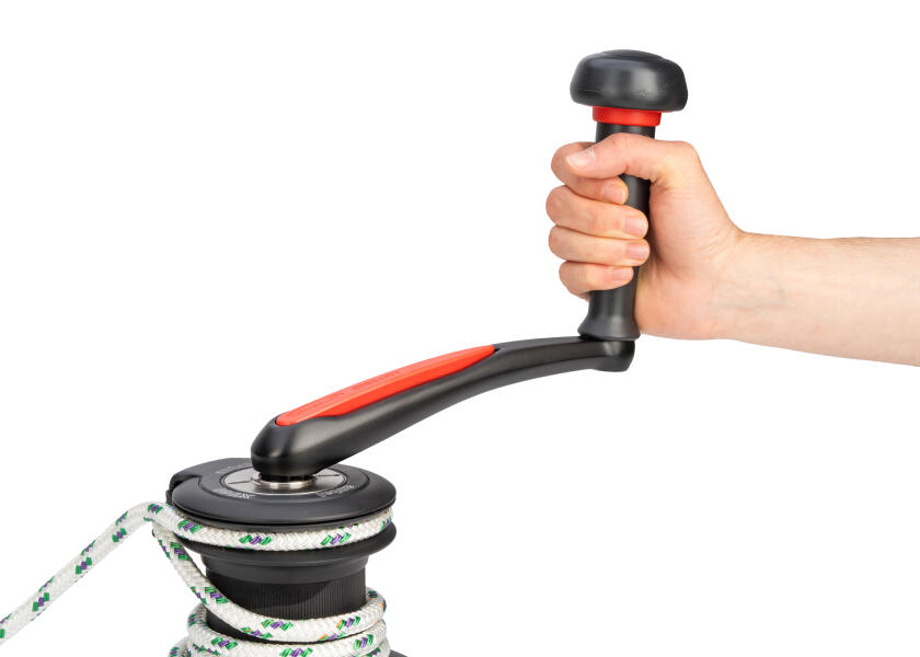 Купить Ручка для лебедки с автоматическим механизмом QuickLock Ronstan RF4430 200мм из анодированного алюминия для судов до 25м черно-красная 7ft.ru в интернет магазине Семь Футов