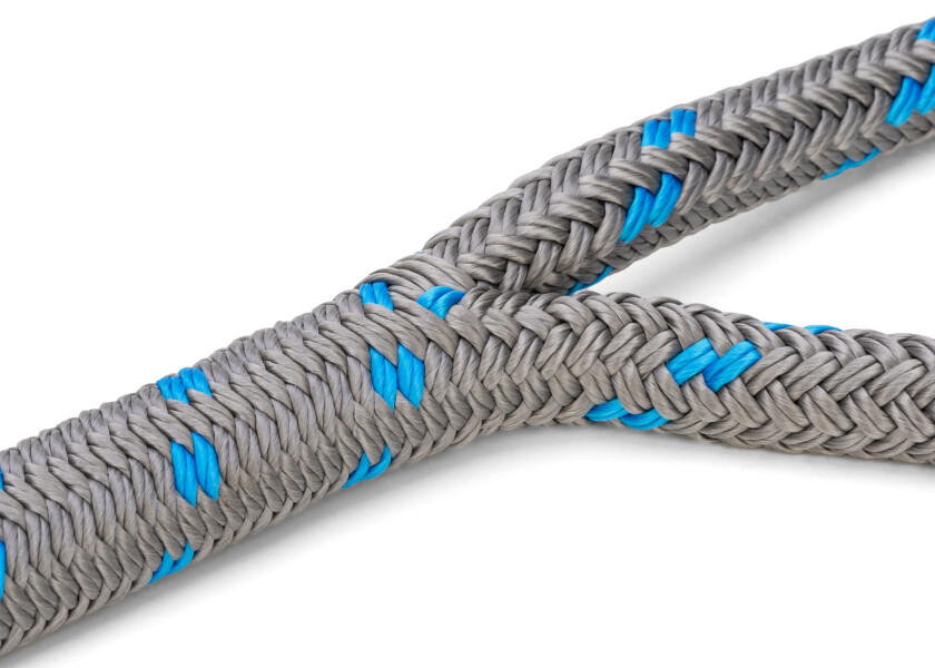 Купить Высокопроизводительный швартовный трос / с компенсатором швартовки и проушиной / титановый/синий / Веревка-Ø: 14 мм; Длина: 8 м 55862-bvs 7ft.ru в интернет магазине Семь Футов