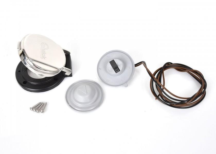 Купить Кнопка управления якорной лебедкой Quick, палубная, Down, черный FP90XDB00000A00 7ft.ru в интернет магазине Семь Футов