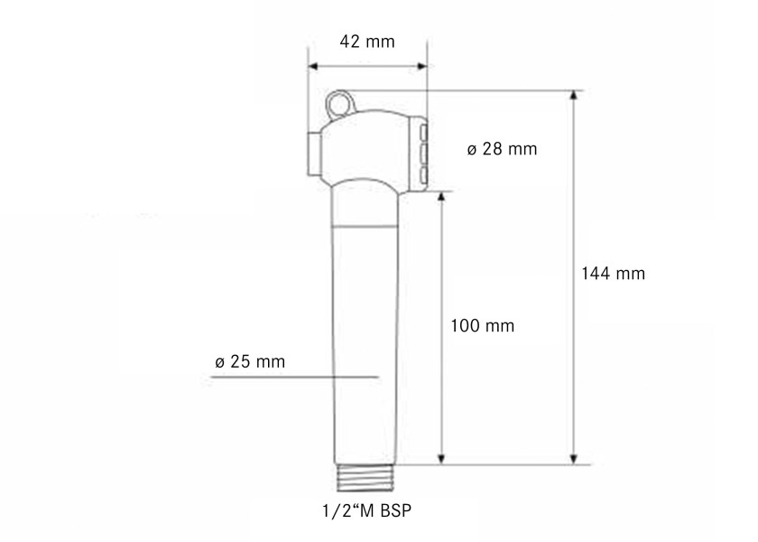 Купить BAVARIA 310323 Душевая насадка для кормового душа 19754-bvs 7ft.ru в интернет магазине Семь Футов
