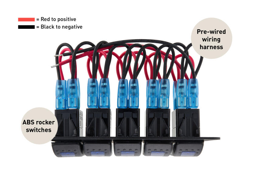 Купить SEATEC Switch Panel / 5 sections 29855-bvs 7ft.ru в интернет магазине Семь Футов