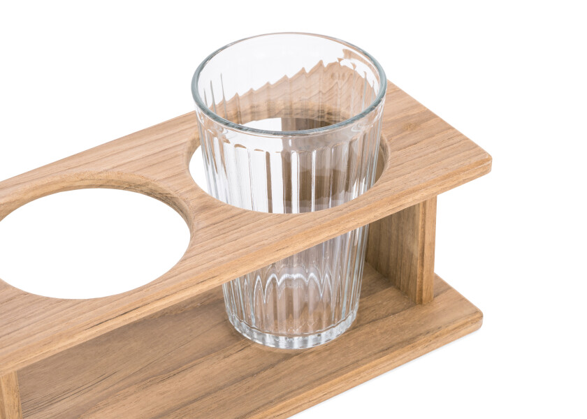 Купить ARC 220 Держатель для бутылок из тикового дерева / 2 бутылки 12955-bvs 7ft.ru в интернет магазине Семь Футов