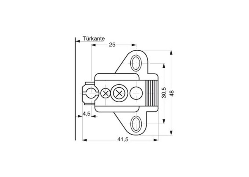 Купить Stainless Steel Concealed Hinge / 9 mm overlay 57327-bvs 7ft.ru в интернет магазине Семь Футов
