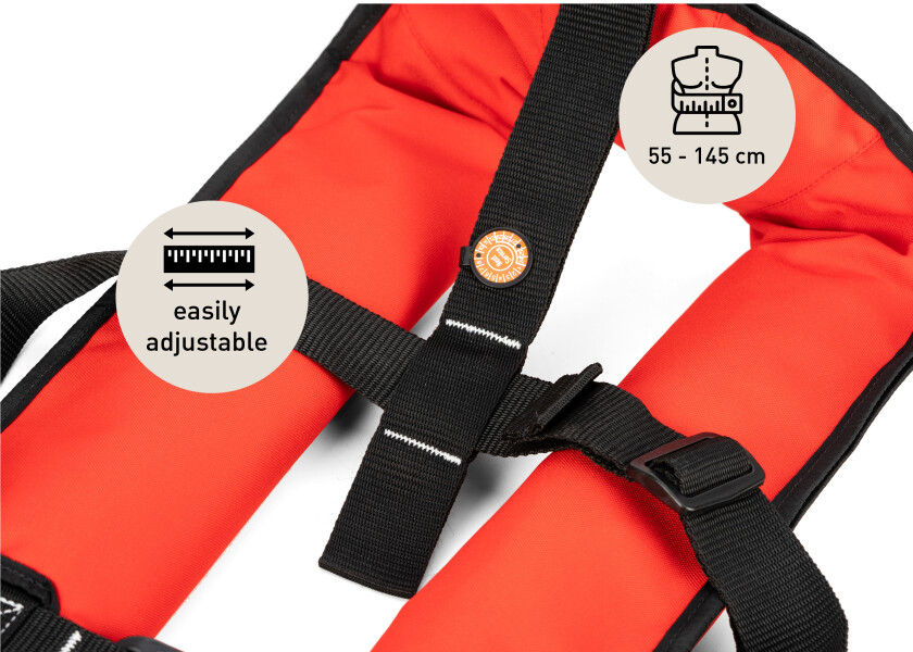 Купить SEATEC GO Автоматический спасательный жилет / 150 Н / красный 7ft.ru в интернет магазине Семь Футов