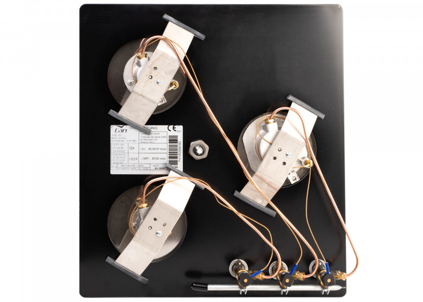 Купить CAN STEEL PV1352WITHERMETO Стеклокерамическая газовая плита / 3 конфорки 36621-bvs 7ft.ru в интернет магазине Семь Футов