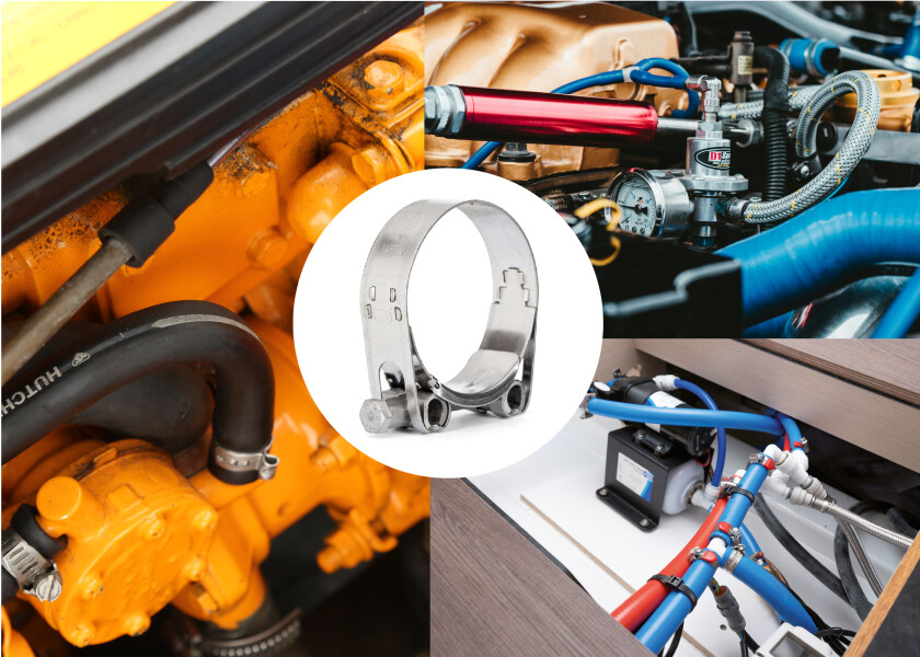 Купить 591-6304-168 Сверхмощные хомуты из нержавеющей стали / Диапазон зажима: 162–174 мм 7ft.ru в интернет магазине Семь Футов