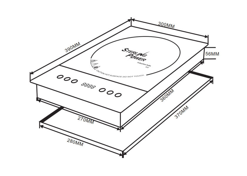 Купить STERLING Built-in Induction Hob / 230 V / 2000 W / square 33379-bvs 7ft.ru в интернет магазине Семь Футов