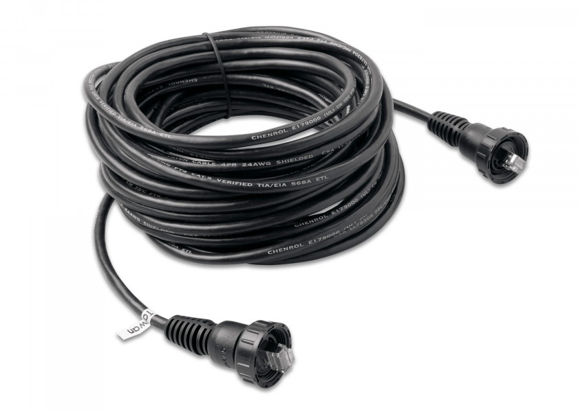Купить Garmin 010-10552-00 Морской сетевой кабель Черный Brown 12 m  7ft.ru в интернет магазине Семь Футов