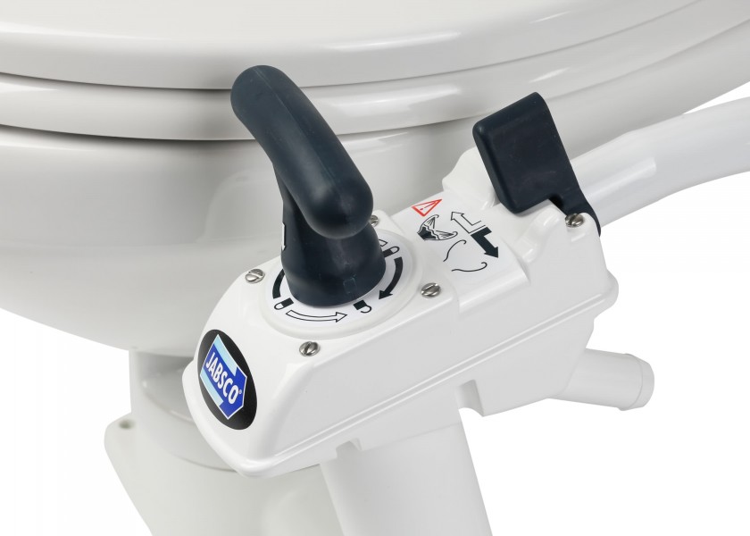 Купить JABSCO 29120-5100 Морской туалет НОВЫЙ СТИЛЬ/комфорт с плавно закрывающейся крышкой 7ft.ru в интернет магазине Семь Футов