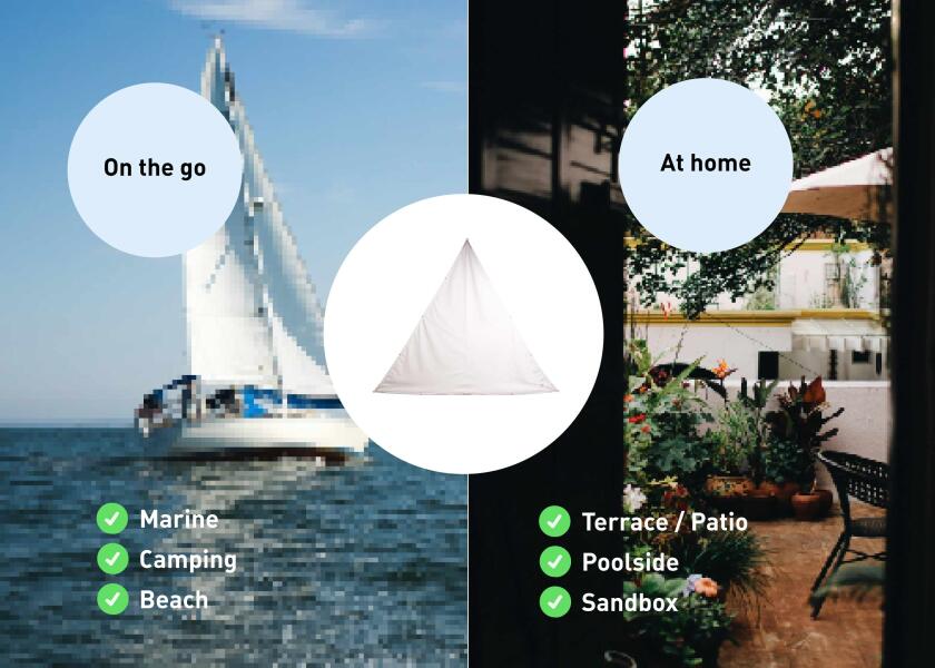 Купить SVB Triangular Sun Sail, white / 3 x 3 x 3 m 48380-bvs 7ft.ru в интернет магазине Семь Футов