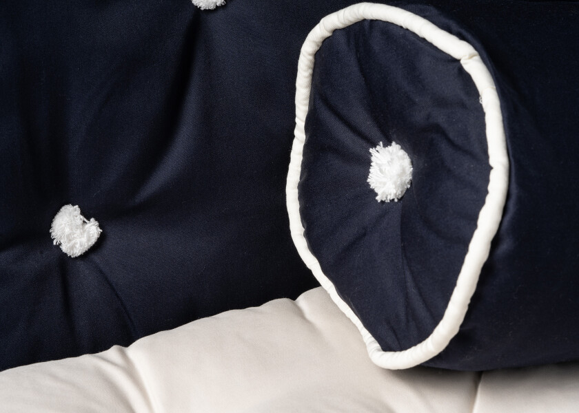 Купить Triple Kapok Cushion / navy-blue 57302-bvs 7ft.ru в интернет магазине Семь Футов