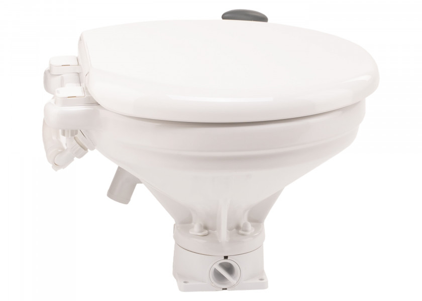 Купить Стандартный туалет Johnson Pump Aqua-T Comfort 80-47230-01 470x465x345 с эргономичным поршневым насосом с ручным приводом 7ft.ru в интернет магазине Семь Футов