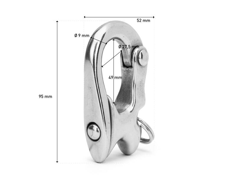 Купить Stainless Steel Snap Shackle with Safety Catch 11204-bvs 7ft.ru в интернет магазине Семь Футов