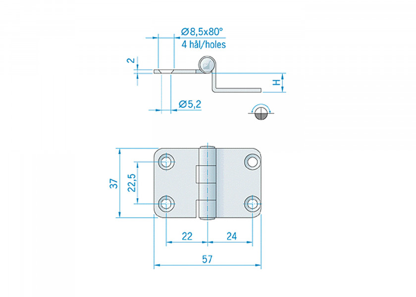 Купить ROCA Stainless Steel Hinge / 28.5 x 28.5 x 37 mm 11024-bvs 7ft.ru в интернет магазине Семь Футов