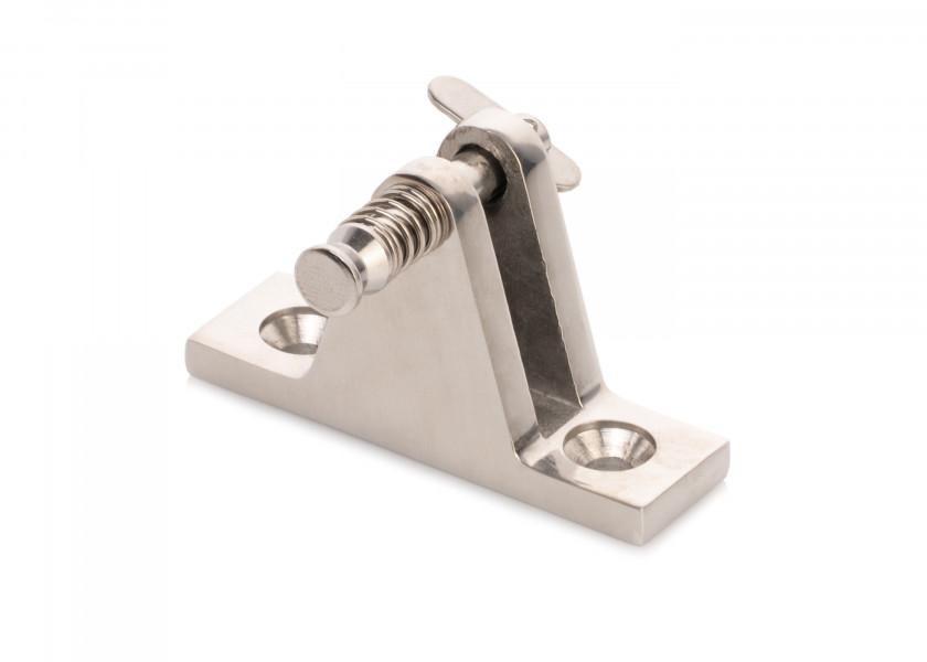 Купить Deck Hinge with Safety Bolt, lower part, straight / stainless steel 70704-bvs 7ft.ru в интернет магазине Семь Футов