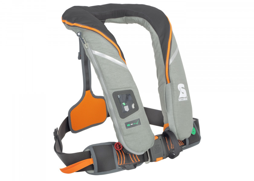Купить SECUMAR 16690 Спасательный жилет SURVIVAL 220 / серый / оранжевый / 220 N 7ft.ru в интернет магазине Семь Футов