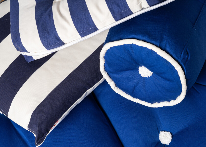 Купить Двойная подушка Kapok / королевский синий 57273-bvs 7ft.ru в интернет магазине Семь Футов