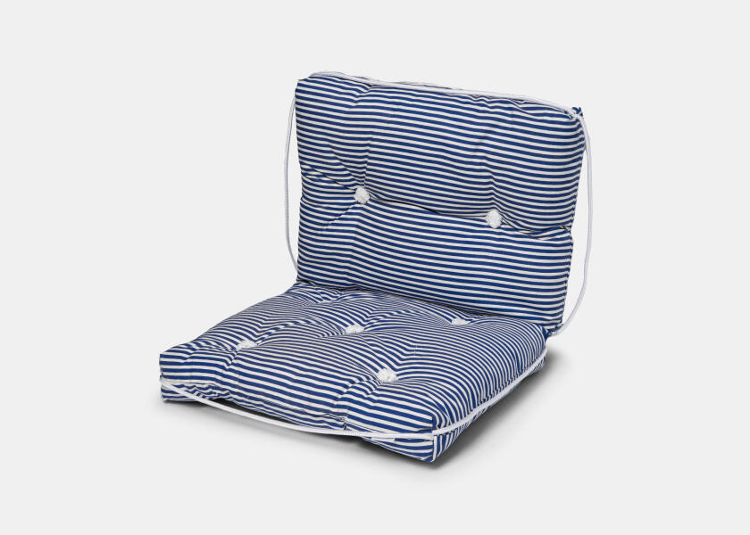 Купить Kapok Double Cushion / royal blue / thin stripes 57359-bvs 7ft.ru в интернет магазине Семь Футов