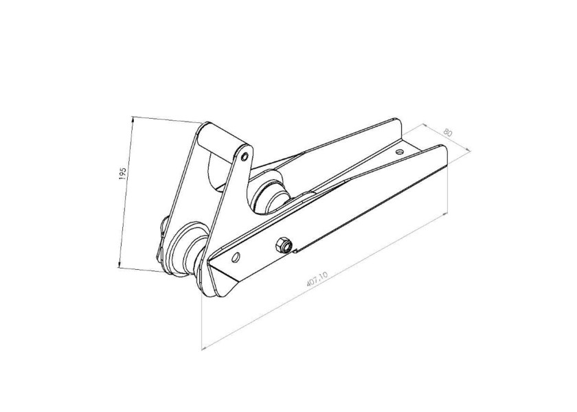 Купить CAPRI - Ролик носовой с рокером 23026-bvs 7ft.ru в интернет магазине Семь Футов