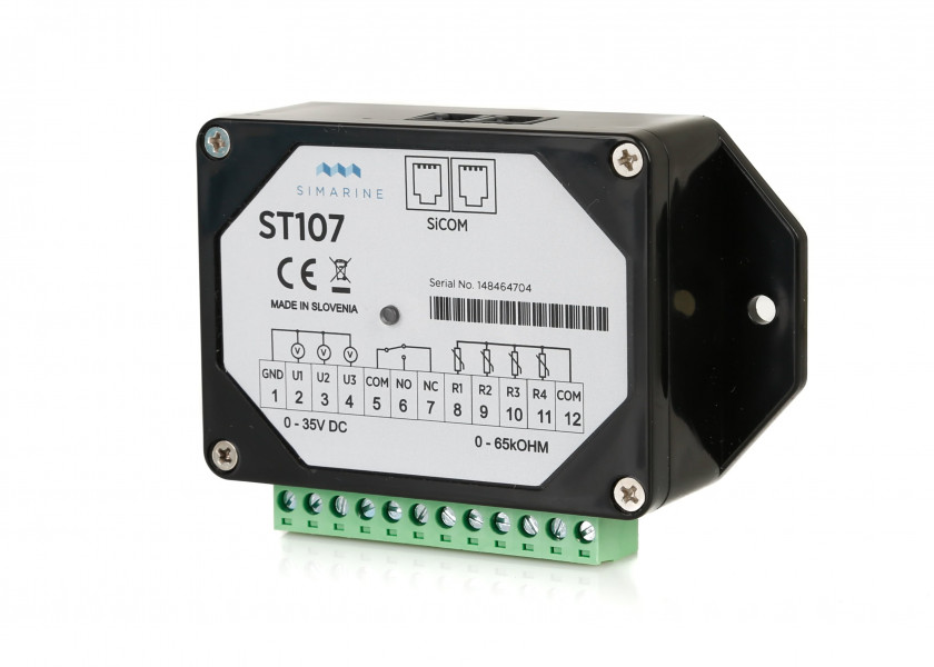 Купить Цифровой модуль контроля уровня и напряжения в баке Simarine ST107 T001 6-35В с кабелем 5м 7ft.ru в интернет магазине Семь Футов